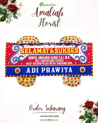 Karangan Bunga Ucapan Selamat di Abeli Dalam